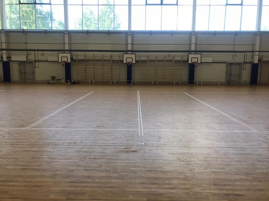 Нанесение спортивной разметки